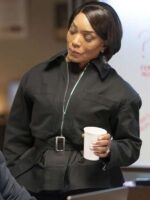 9 1 1 S08 Athena Grant Black Belted Jacket