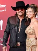 ACM Awards 2025 Gavin Adcock Fringe Leather Jacket