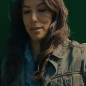 Alexander and the Terrible 2025 Eva Longoria Grey Cotton Jacket