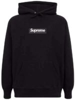Casual Supreme Black Pullover Hoodie for Men and Women