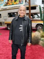 Cheech Marin lexander and the Terrible Horrible No Good Very Bad Road Trip 2025 Black Leather Jacket