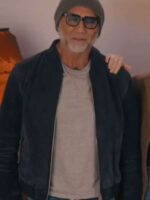 Dave Bautista In the Lost Lands 2025 Suede Bomber Jacket