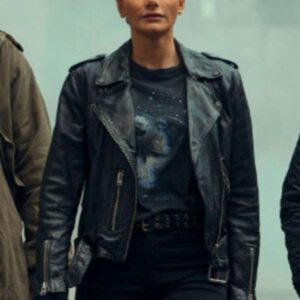 Deep Cover 2025 Bryce Dallas Howard Black Leather Jacket