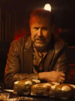 Deep Cover 2025 Paddy Considine Brown Leather Blazer