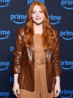 Deep Cover 2025 Premiere Bryce Dallas Howard Leather Blazer