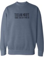 Eras Tour Taylor Swift Blue Crewneck Sweatshirt