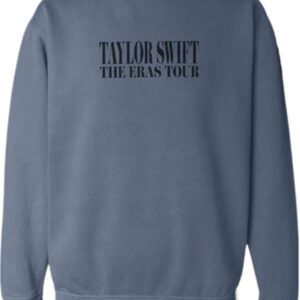 Eras Tour Taylor Swift Blue Crewneck Sweatshirt
