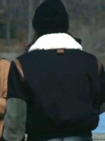 FBI 2025 Maggie Bell Black Shearling Jacket