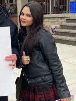 Fear Street Prom Queen 2025 Ariana Greenblatt Leather Jacket