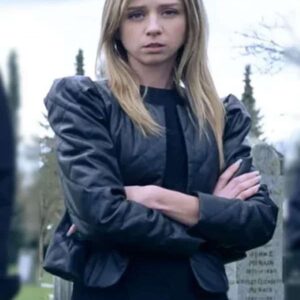 Final Destination Bloodlines 2025 Anna Lore Quilted Leather Jacket