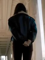 Fountain of Youth 2025 Eiza Gonzalez Shearling Jacket