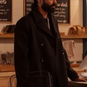 Ginny Georgia 2025 Raymond Ablack Black Wool Coat