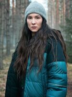 Glaskupan Season 01 lejla Blue and Black Hooded Jacket