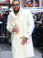 Good Morning America Jason Momoa White Coat