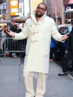 Good Morning America Jason Momoa Wool Coat