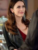 Good Witch S02 Abigail Pershing Black Leather Jacket