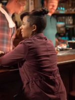 Greys Anatomy S21 Alexis Floyd Maroon Jacket