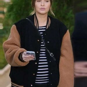 Greys Anatomy S21 Jo Wilson Black and Brown Varsity Jacket