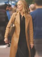 Greys Anatomy S21 Teddy Altman Brown Leather Coat