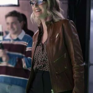 Hacks S04 Winnie Landell Brown Leather Jacket