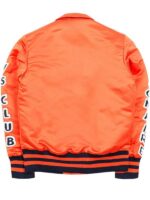 Heart Mind Billionaire Boys Club Orange Bomber Satin Jacket