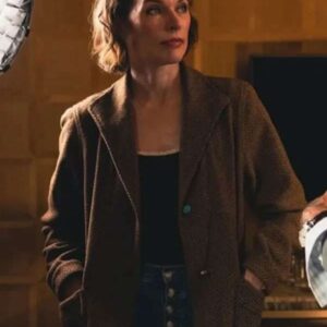 In the Lost Lands 2025 Milla Jovovich Brown Coat
