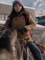 Isabela Merced Brown Cotton Jacket