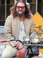 Jason Momoa 2025 Leather Jacket