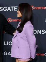 Jenna Ortega Hurry Up Tomorrow Purple Blazer