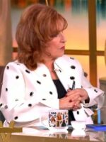 Joy Behar The View 2025 Grommet White Jacket