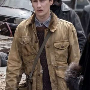Keir Gilchrist The Walking Dead Dead City 2025 Brown Jacket