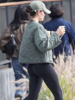 LA Lucy Hale Green Quilted Jacket