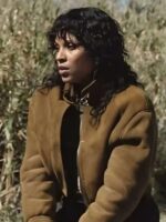Last Bullet 2025 Stefi Celma Suede Leather Jacket