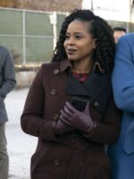 Law and Order Organized Crime S02 Ayanna Bell Maroon Coat