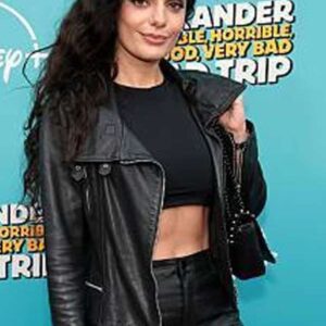 Luiza Khachaturyan Alexander and the Terrible Horrible No Good Very Bad Road Trip Black Leather Jacket