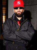 Maluma Afterparty Met Gala 2025 Black Bomber Jacket