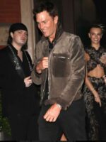 Met Gala 2025 Afterparty Tom Brady Brown Jacket