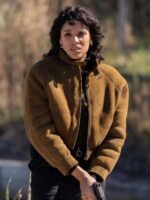 Movie Last Bullet 2025 Stefi Celma Suede Leather Jacket