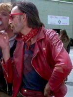 Movie Mad Max 1979 Paul Johnstone Red Biker Jacket
