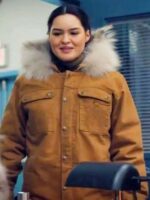 North Of North 2025 Anna Lambe Brown Fur Jacket