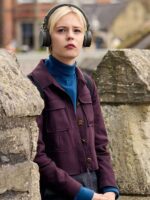 Patience 2025 Ella Maisy Purvis Burgundy Jacket