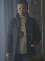 Peacemaker S01 Annie Chang Grey Puffer Jacket