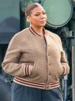 Robyn McCall The Equalizer S05 Houndstooth Bomber Jacket