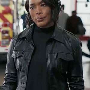 Shop 9 1 1 TV Series 2025 Athena Grant Leather Jacket