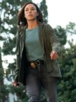 Shop Jessica Camacho Countdown Green Cotton Jacket