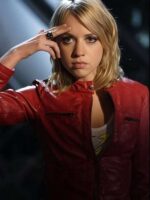 Smallville Saturn Girl Red Leather Jacket