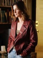 Stumptown Cobie Smulders Biker Leather Jacket