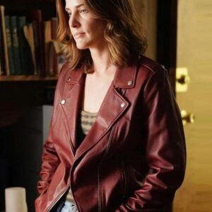 Stumptown Cobie Smulders Biker Leather Jacket