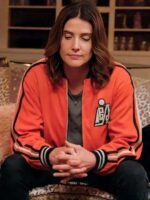 Stumptown S01 Cobie Smulders Orange Bomber Jacket 1