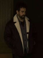 SurrealEstate Father Phil Orley Black Shearling Jacket